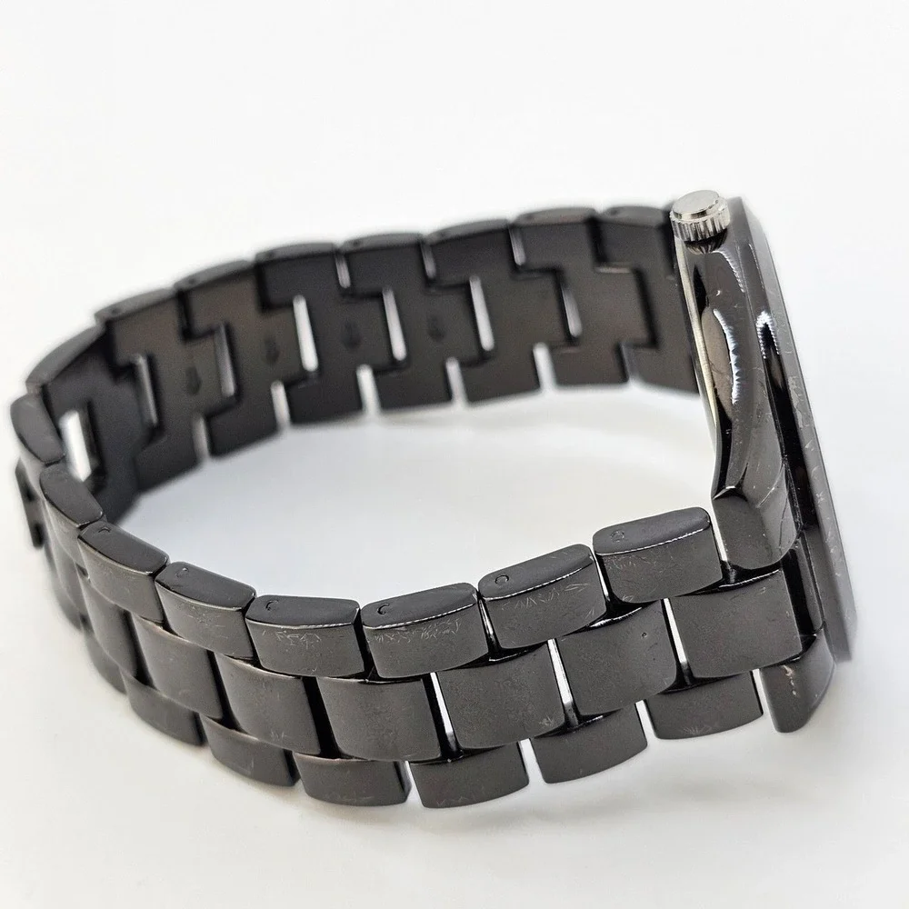 Women's Watch 40MM Black Dial Black Bracelet Band‎ 7